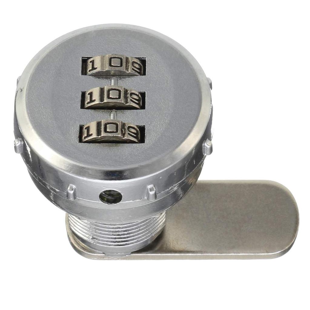 Cerradura de Codificaci/ón Lock para Buz/ón de Caj/ón del Gabinete Delaman Cerradura de Combinaci/ón de 3 D/ígitos tama/ño : 1# Coded Lock for 0.5~9mm