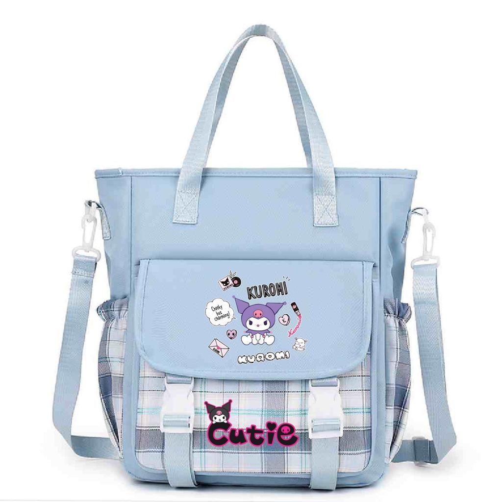 Crossbody Bag Student Class Book Holder Extra Large Bag Shoulder Make-Up Bag Cute Cartoon Printed Crossbody Bag