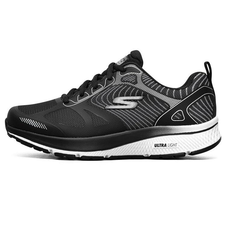 (WMNS) Skechers Go Run Consistent Low-Top Sneakers Black Women s 128272-BKSL EU 35.5