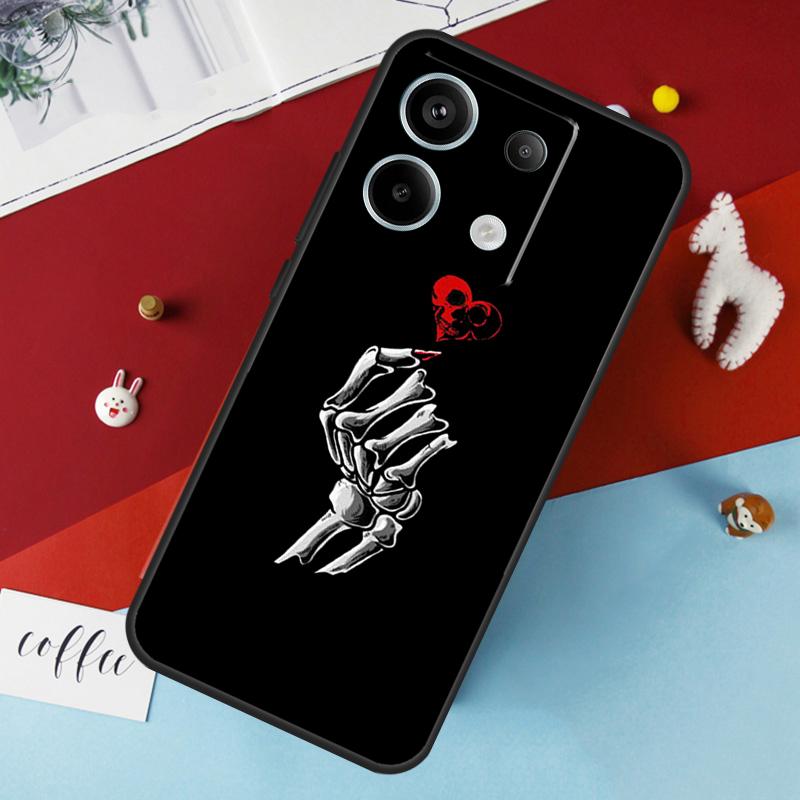 Aesthetics Skeleton Case For Xiaomi Redmi Note 13 Pro 14 12 11 10 15 Pro Plus Redmi 10C 12C 13C 14C 15C 15 Cover