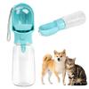 Auslaufsichere 2-in-1 Hundewasserflasche mit Futteraufbewahrung, tragbarer Haustier-Wasserspender für Spaziergänge, Reisen, Outdoor-Aktivitäten