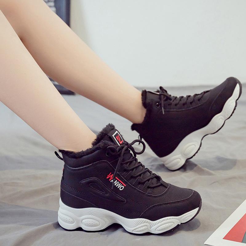 Plataforma de moda para mujer Zapatos cálidos Invierno Plus Velvet Zapatos  de algodón Al aire libre Zapatos para caminar Botas de nieve comprar a buen  precio — entrega gratuita, reseñas reales con