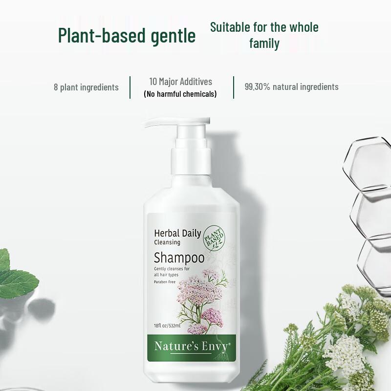 Nature's Envy Daily Herbal Shampoo 532ml