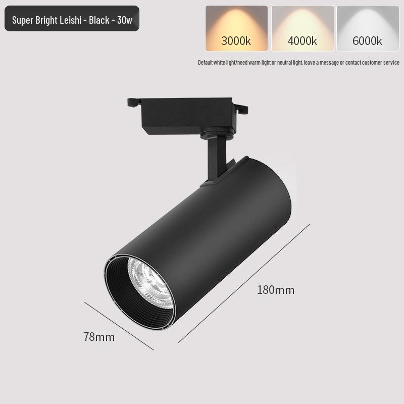 Modern GU10 LED Track Lighting for Stores and Showrooms