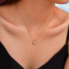 Fashion Love Heart Pendant Necklace for Women, Layering Necklaces Stainless Steel Minimalist Jewelry Free Nickel