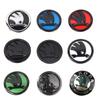 XOWS7 for Skoda 80mm 90mm Car Emblem ABS Front Hood Badge Rear Trunk Stickers Yeti Superb Kodiaq Rapid Fabia Octavia A7 RS VRS 2025
