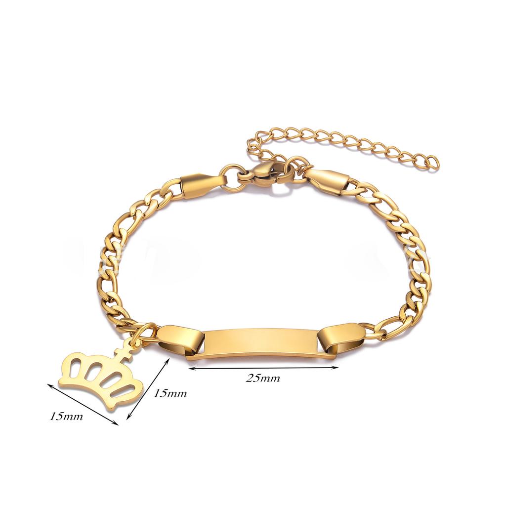 Custom Name Couple Bangle For Women Laser Engraved Letter Words Stainless Steel Figar Link Chain Personalized Bangle