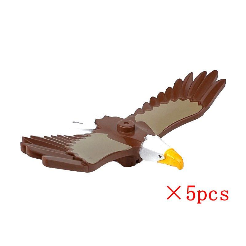 Niedliche Tiere, Vögel, Adler, Falke, Geier, Phönix, Chamäleon – Figuren, MOC-Bausteine, Spielzeug für Kinder, Geschenke, DIY-Spielzeug, Tierteile