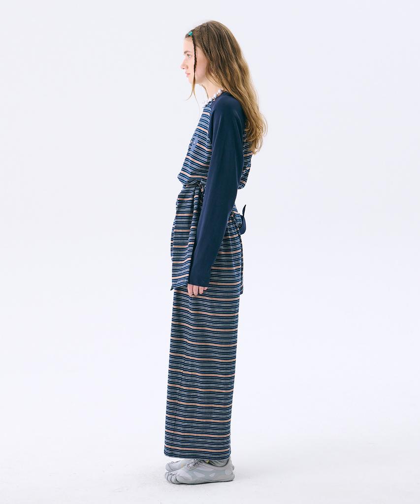 Jun Jun Space Raglan Long Dress_Navy