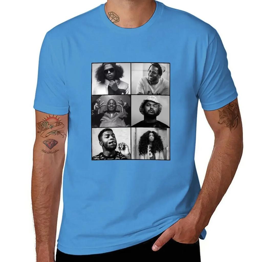 TDE - Kendrick, Ab-soul, Q, Jay Rock, Isaiah, SZA T-Shirt plain boys whites customs design your own men t shirt