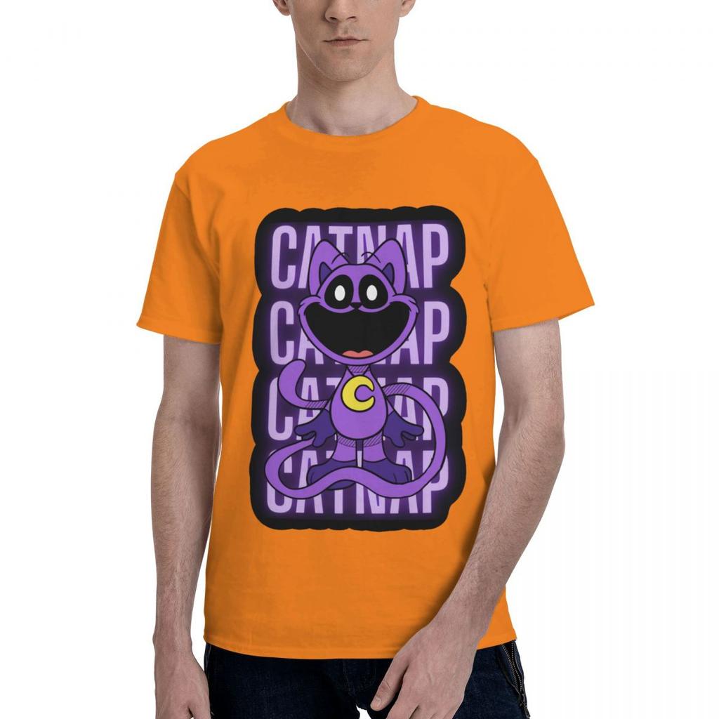 Kočičí šlofík Kočičí šlofík Čas na kakání Nadrozměrné tričko Nový Streetwear O-výstřih Bavlněné tričko Y2k Top Oblečení