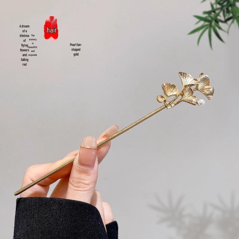 Traditional Sandalwood Hairpin for Chinese Cheongsam & Hanfu Updo