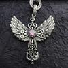 Neck Chain, Angel Cross Necklace, Delicate and Niche Women's Collarbone Chain, Light Luxury Fashion Sweater Chain Accessories
