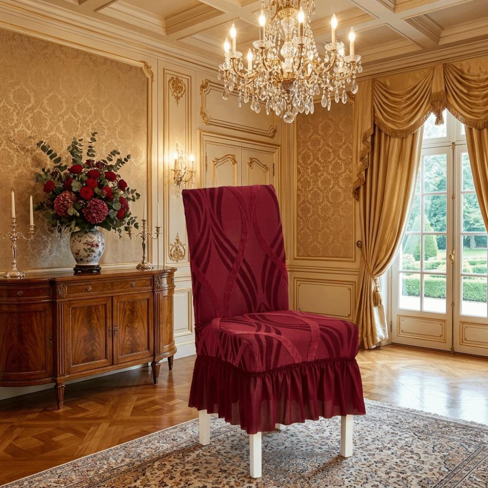 Wear-resistant Dining Chair Cover Non-slip Chair Slipcover Decorative Seat Cover Living Room