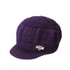 Mom's Warm Pumpkin Wool Hat: Velvet-Lined, Fashionable Knit for Middle-Aged & Elderly