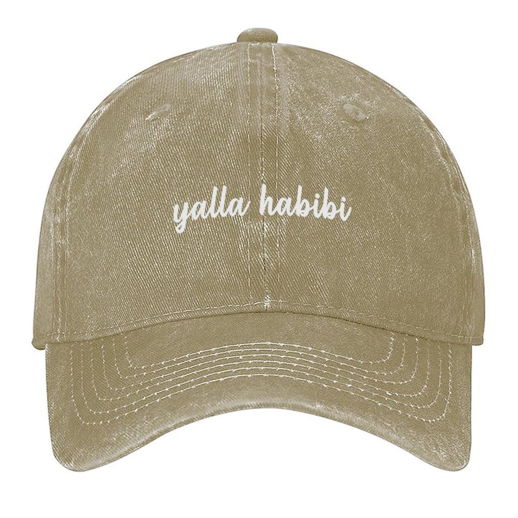 2026 Yalla Habibi Baseball Cap Dad Hat Thermal Visor Fishing Hat Sports Cap Women's Golf Wear Men's