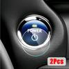 2× Invisible Car Engine Start Stop Button Sticker Protective Film Accessories