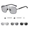 AORON Metal Frame Photochromic Polarized Sunglasses for Men Women Sport Driving Fishing Glasses