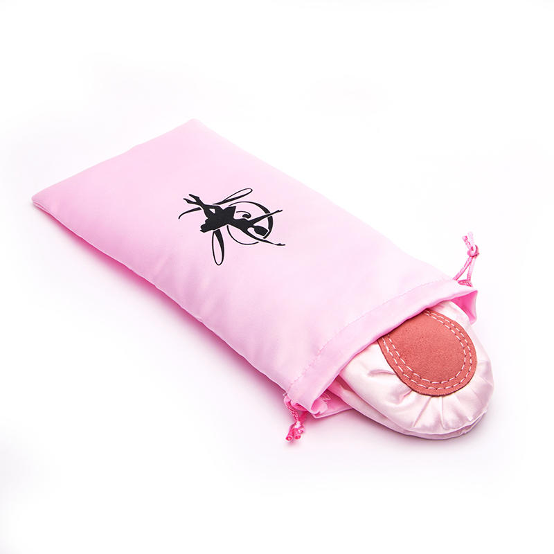 Dance Shoes Storage Pouch Portable Ballet Organizer Handbag Bags Pouches Satin Ballet Shoe Hanging Bag Pouch