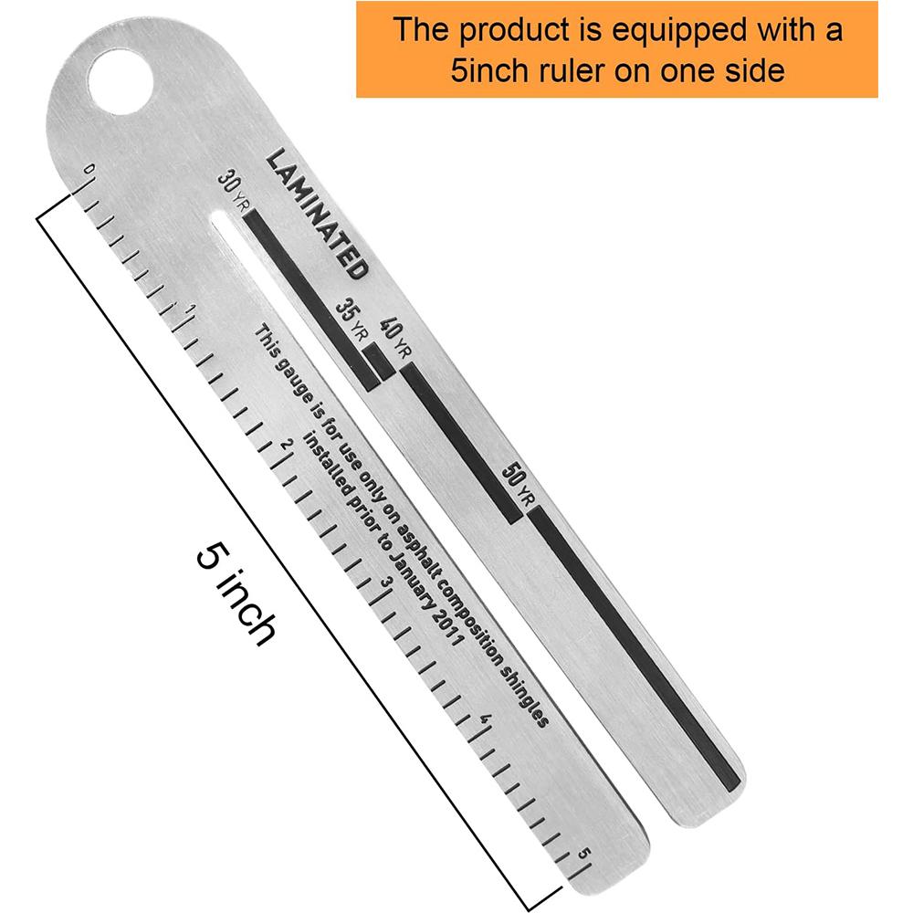 2pcs Shingle Gauges with Mountaineering Buckle for Measuring and Analyzing