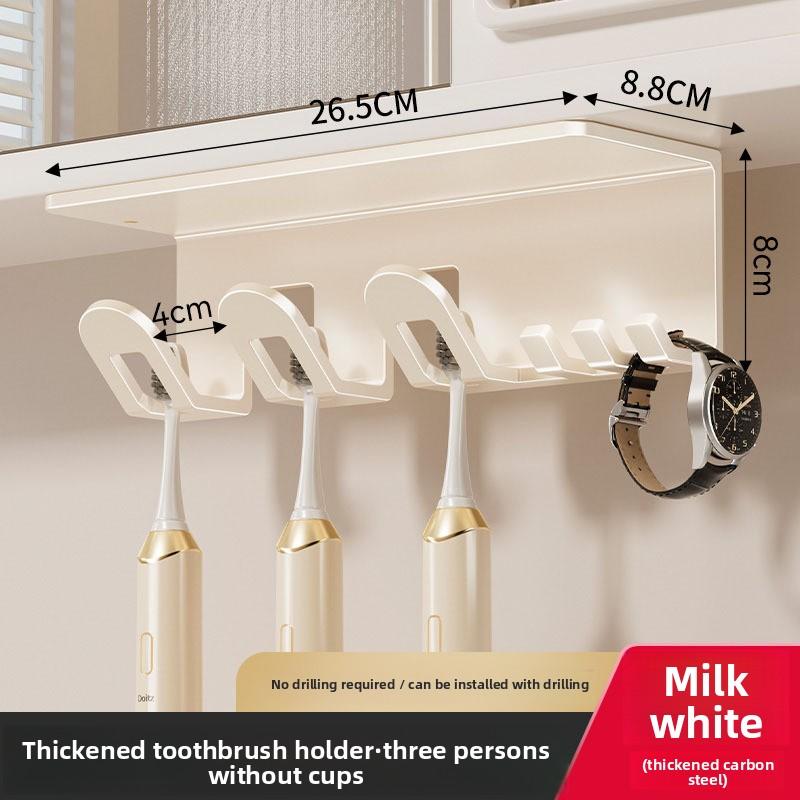 Bathroom Non-perforated Mirror Cabinet Washstand Shelf