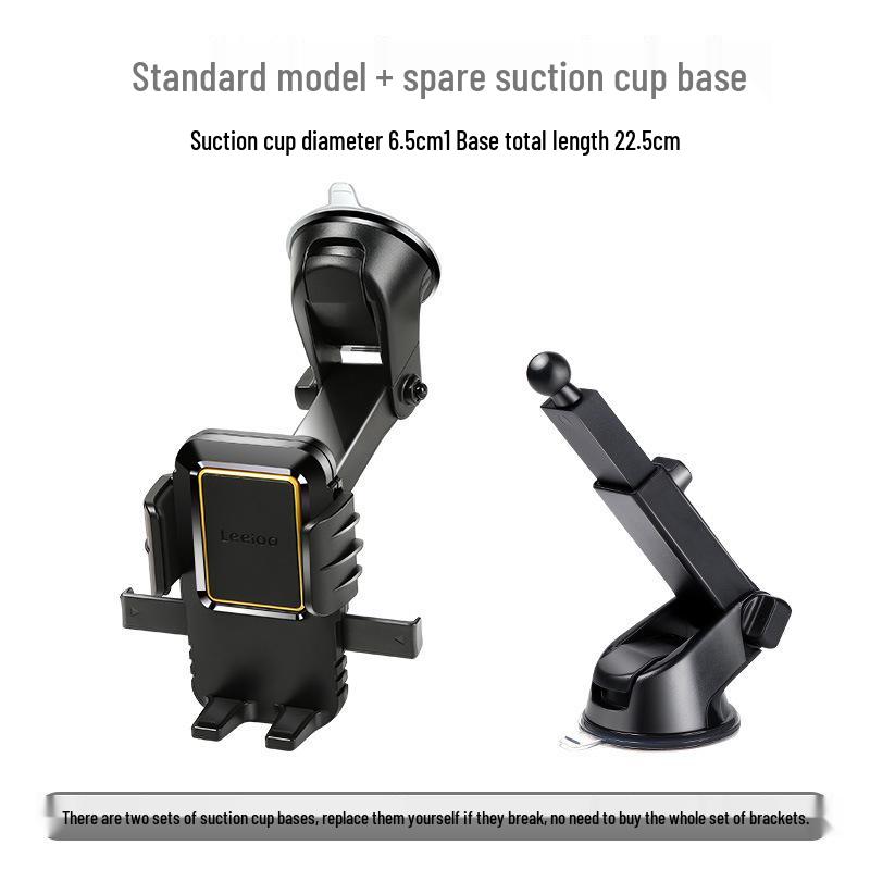 Excavator-Compatible Car Phone Holder with Large Suction Cup