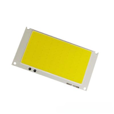 3V 50W Kare LED COB Işık Boncukları, 90x47mm, Beyaz Işık, Güneş Enerjisi Uyumlu