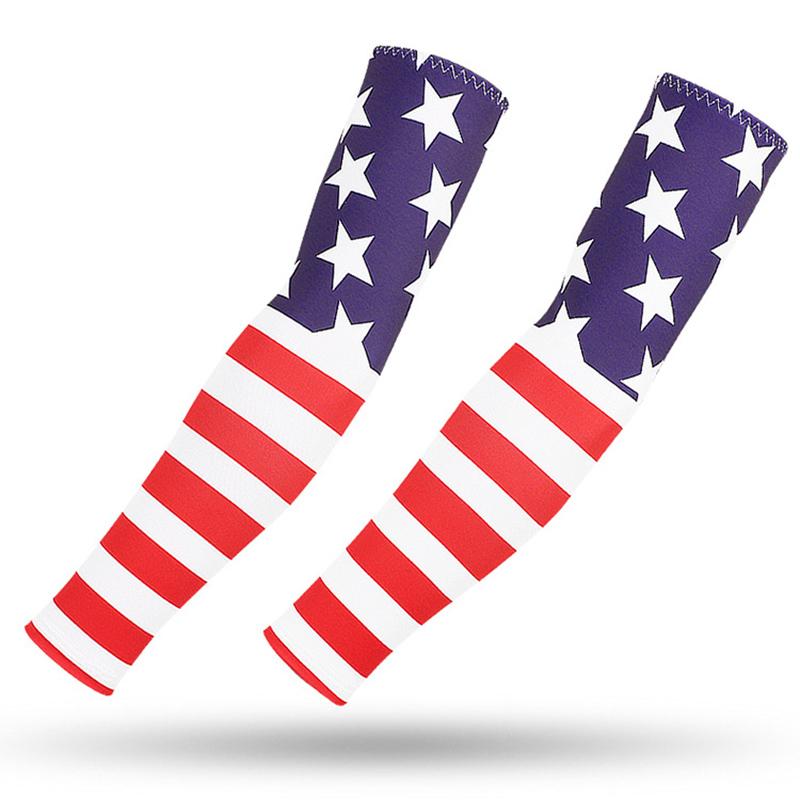 Quick Dry Arm Compression Sleeve Basketball Cycling Arm Warmer Summer Running UV Sun Protection Armguards Sunscreen Cuff Cover