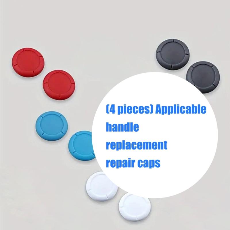 4pcs Thumbstick Cap Replacement Joystick Cap for NS Lite Thumb Stick Covers Game Controller Analog Stick Cap