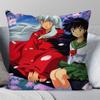 1Pc Japanese Animation I-Inuyasha Pillow Case Square Pillow Bedroom Sofa Leisure Comfort Car Living Room Home Decoration 40X40
