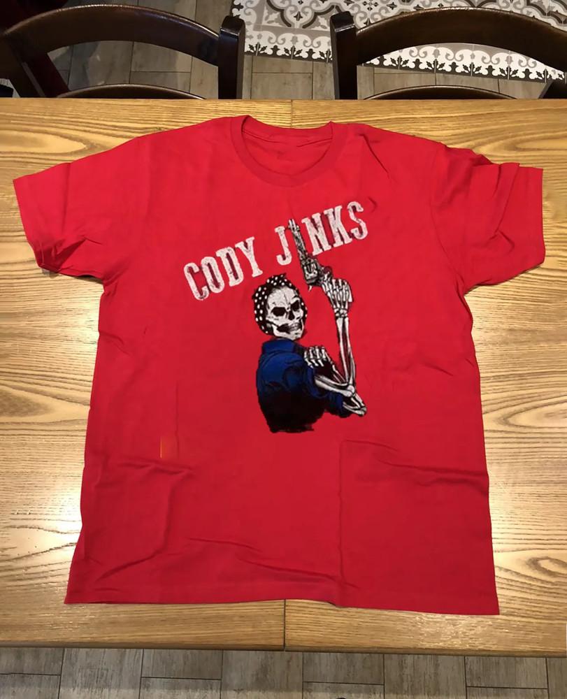 

Rare Cody Jinks Tour Gift For Fan S to 5XL Red T-shirt MD03 Unisex T-Shirt L
