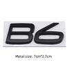 3D Metal AWD T5 T6 B5 B6 Letter Badge Sticker Rear Trunk Emblem  Decal High-Quality Automotive Exterior Accessories