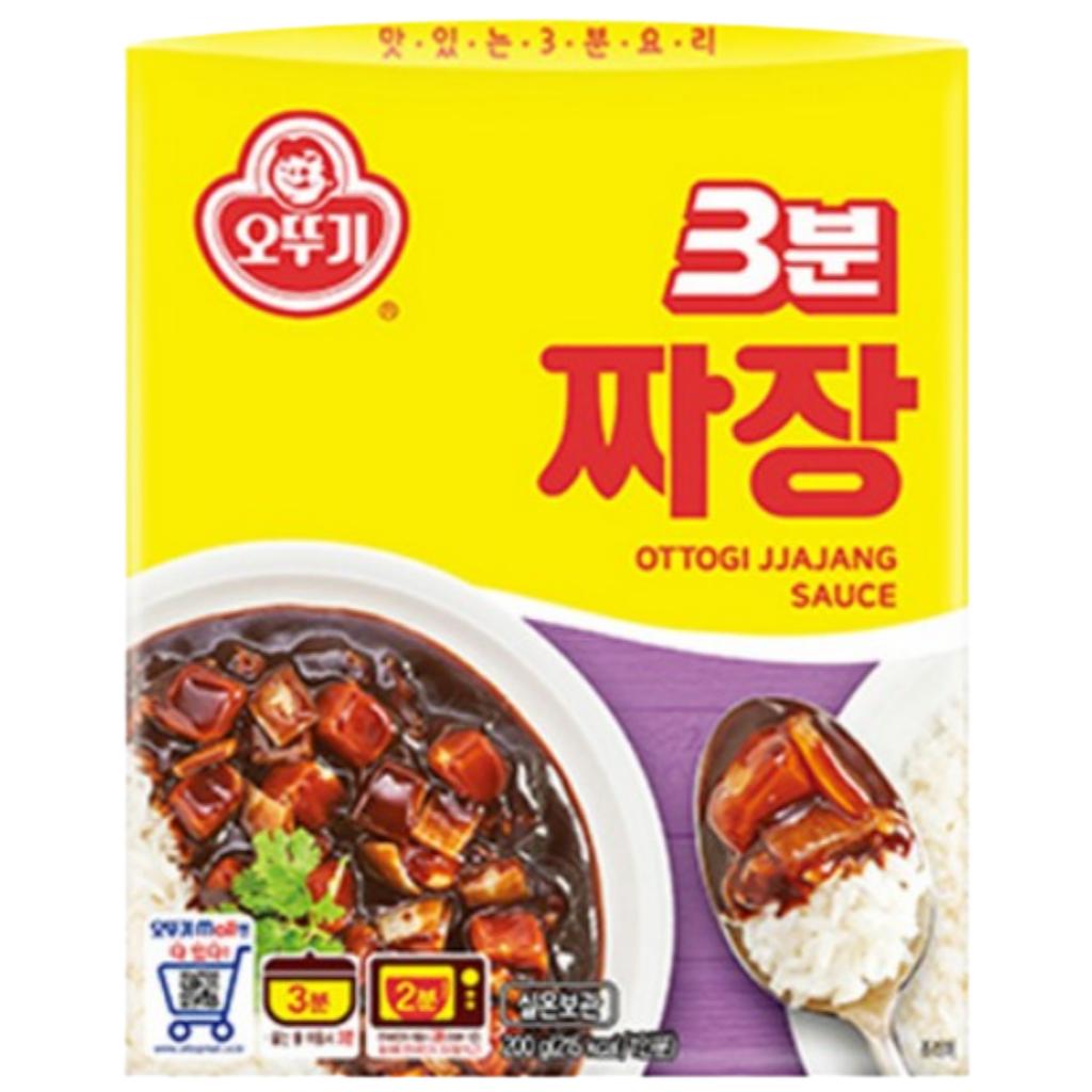 Ottogi 3 minutes. Sauce Jjajang Rapide et Facile 5 types