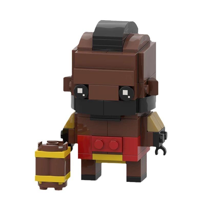 MOC Royal Clash Serie Baustein-Bausatz Kreatives Brickheadz Spielzeug Geeignetes Geschenk für Familie und Freunde