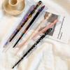 Chinese Style Floral Print Hair Sticks Vintage Acetate Resin Women Hairpins Clip Pin Headwear Wedding Jewelry Accessories