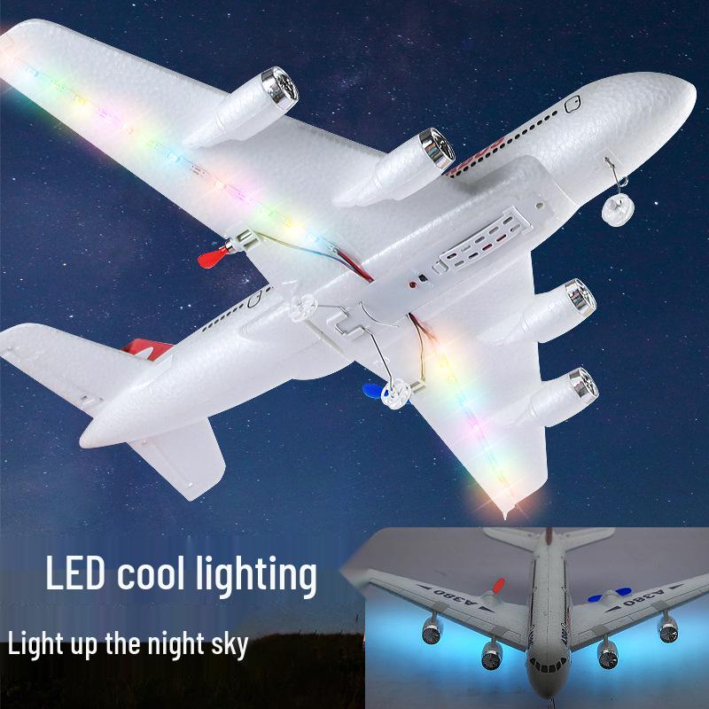 A380 Remote Control Two-Channel Foam Glider Electric Model Airplane Toy