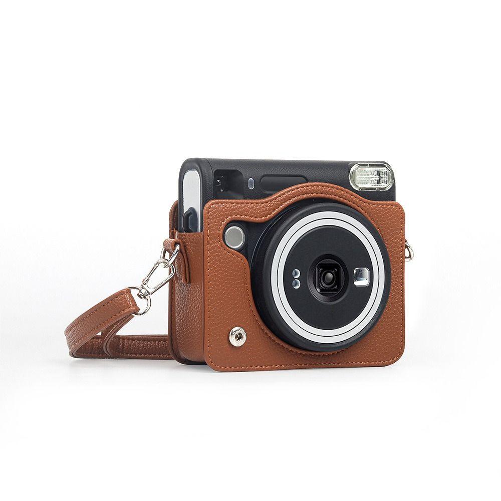 Adjustable Strap Instant Camera Case Photography Pouch for Fujifilm Instax Square SQ40 Travel
