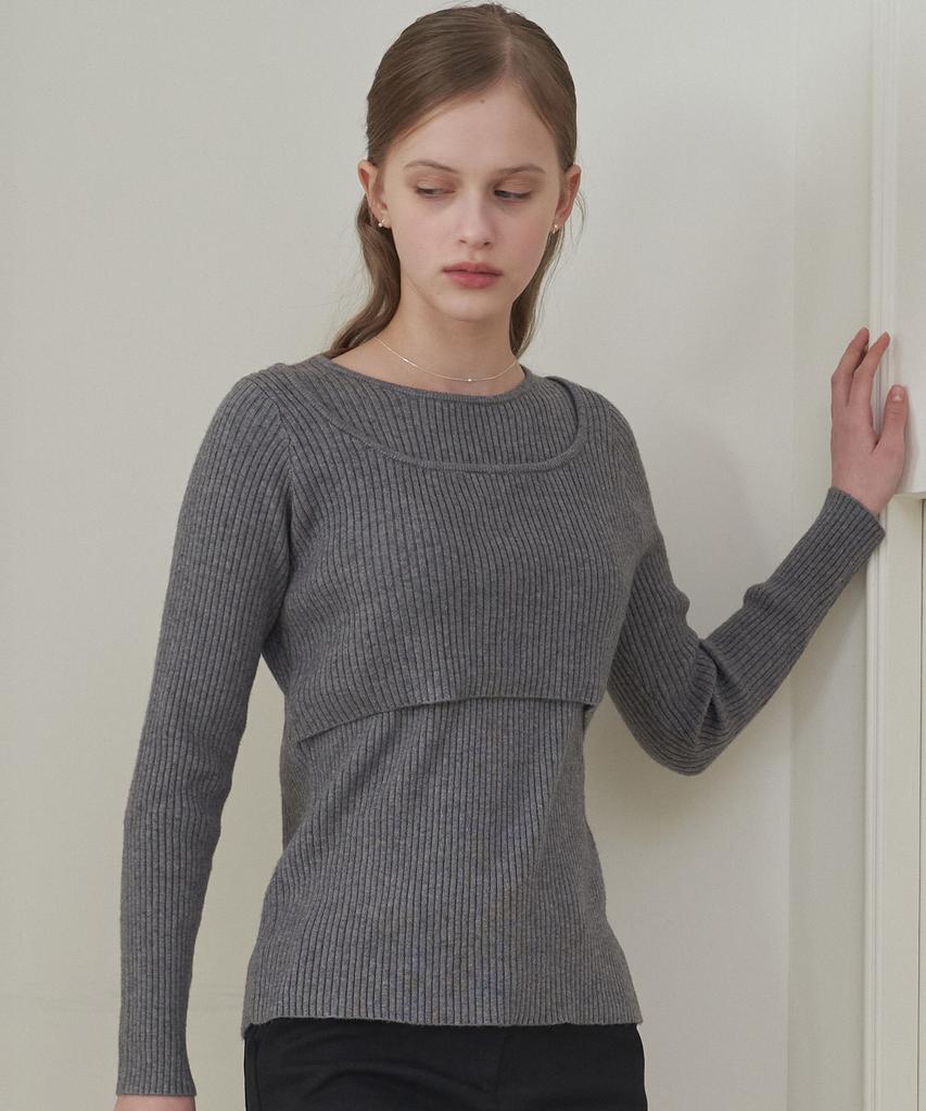 Peullobeu Layered Ballet Knit_Ch