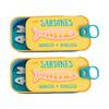 Sardine Can Jewelry Storage Box Small Accessory Holder for Earrings Necklaces and Daily Tabletop Use Indoors