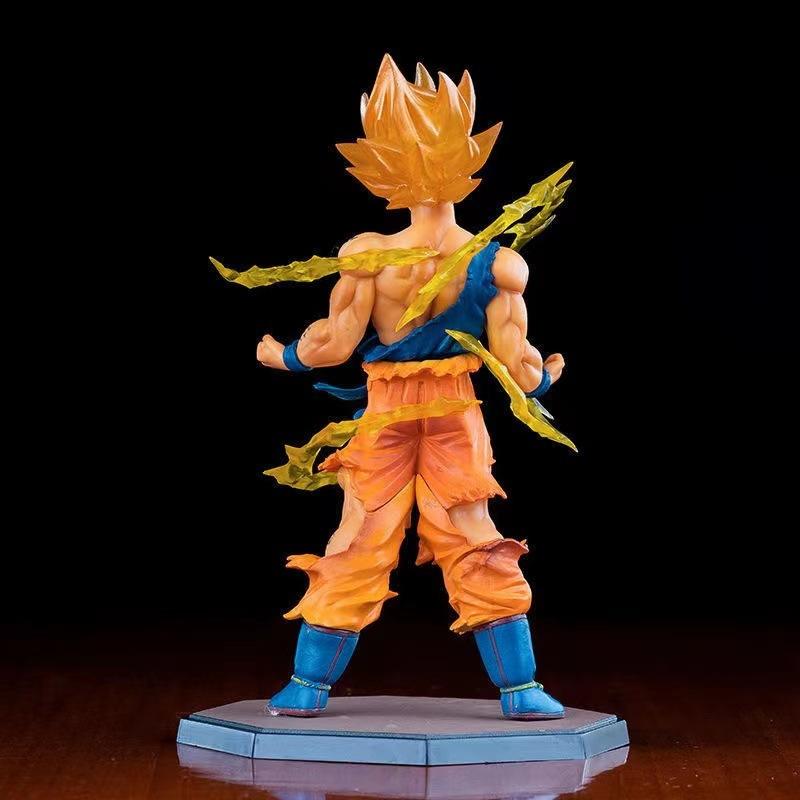Anime Dragon Ball Son Goku Super Saiyan Figure 17cm/6.69in Goku DBZ Action Figure Model Gifts Collectible Figurines for Kids