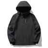 Men's Large Hooded Outdoor Mountain Jacket - Spring/Autumn Zipper Style