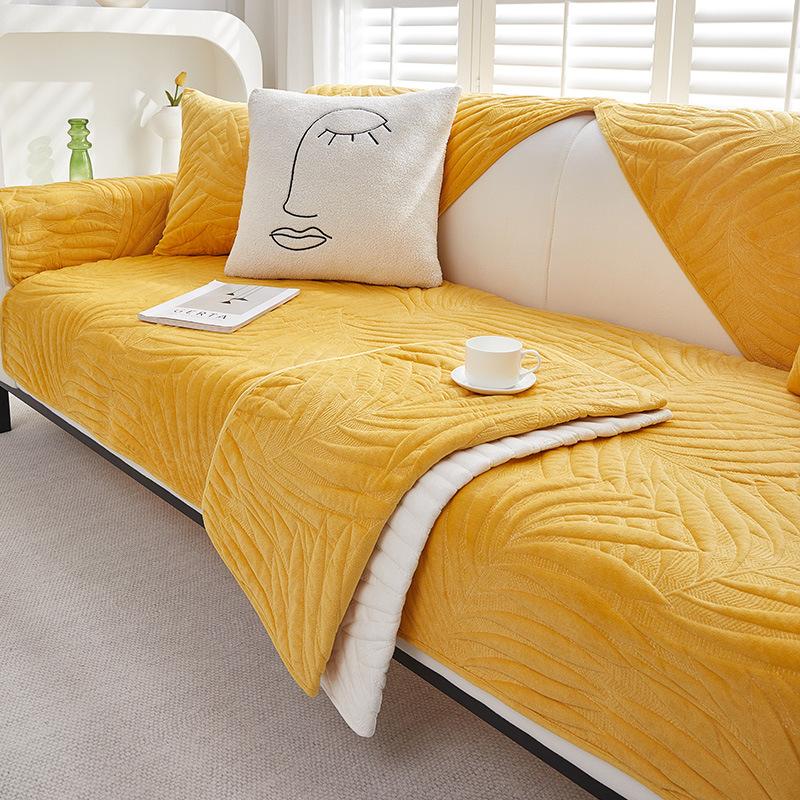 Sofa Cushion Four Seasons Universal Non-Slip Sofa Cover Full-Cover Elastic Seat Cushion Cream Sofa Hat