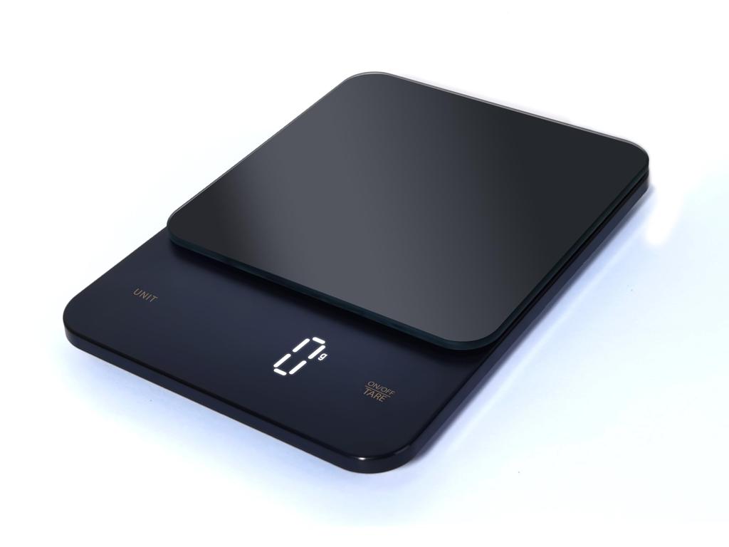 OBEST CK2353 Digital Compact Scale with Tare and Counting Glass Touch Black Functions, Scale, Switch,