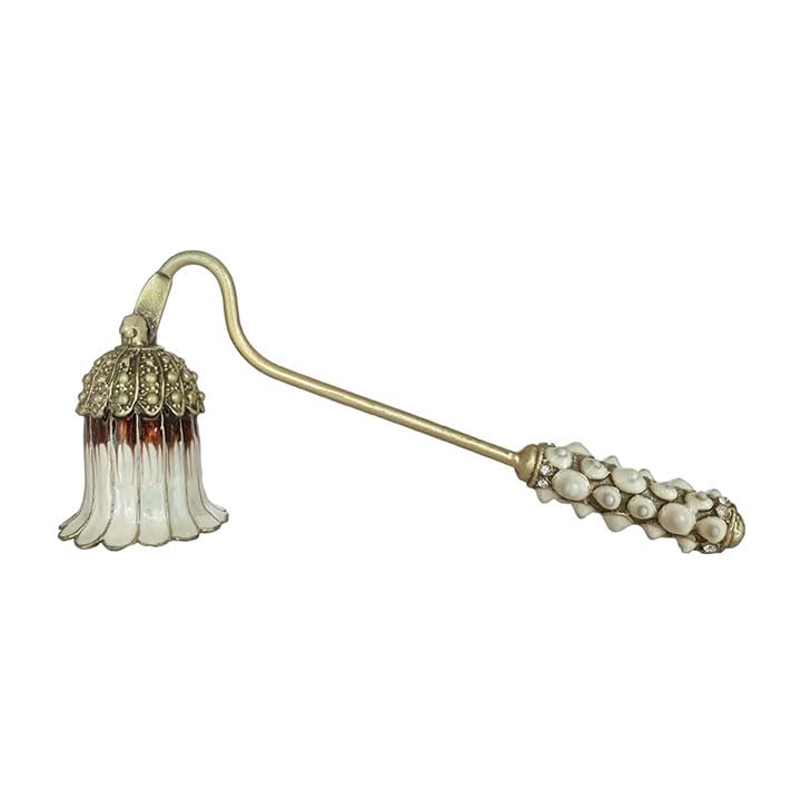 

Candle Candle for Buddhist Altars and Home Lily of the Valley Flower Retro Flower Bell Antique Long 3 Designs to Choose From Snuffer, Bell-Shaped