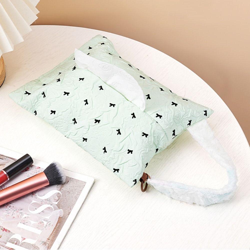 Hanging Design Car Paper Holder Portable Tissue Storage Cover Multifunctional Hanging Tissue Box