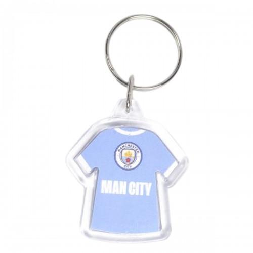 Manchester City FC Double Sided Acrylic Keyring