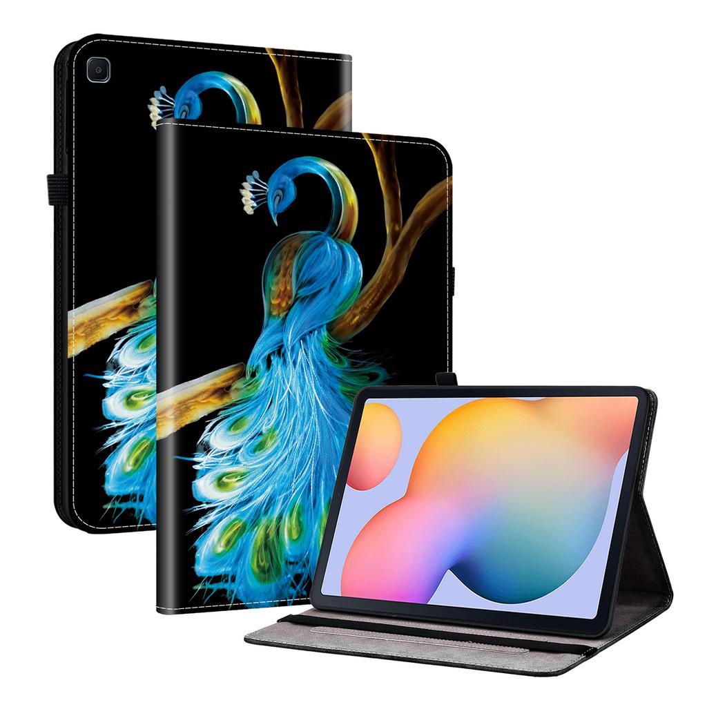 PU Leather Tablet Case for Samsung Galaxy Tab S6 Lite (2024)-11 Styles! Durable,with 2 Stand Slots,Pencil Holder & Card Slots,Flexible TPU Back Cover