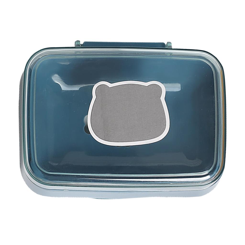 Soap Box Portable Drainable Plastic Soap Holder Container with Cover for Home Dorm Travel