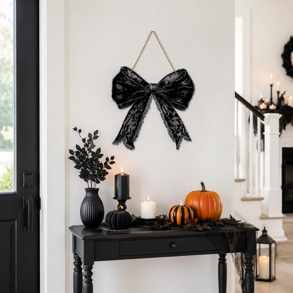Black Wall Hanging Halloween Decor for Indoor Festive Decoration