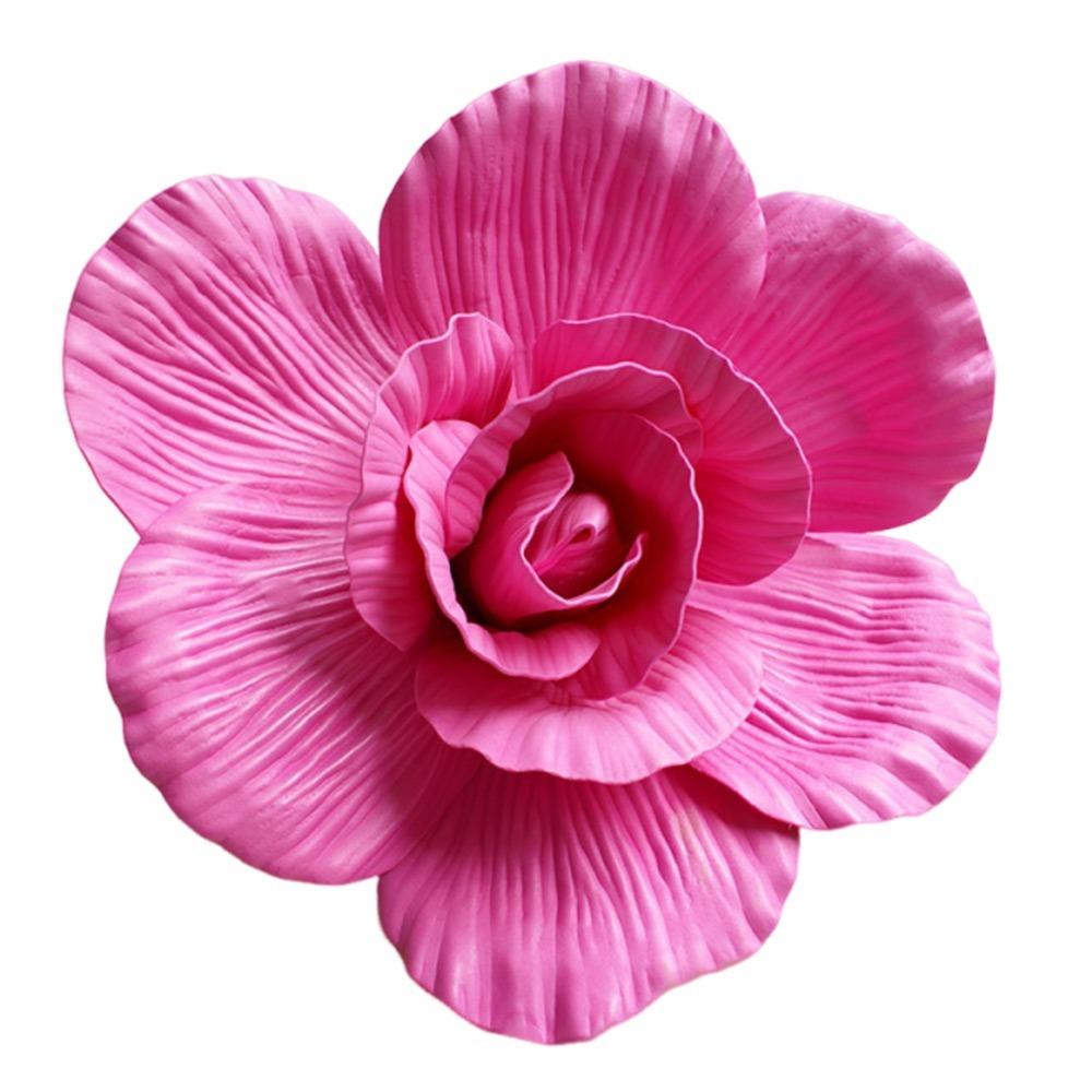 

60cm Giant PE Foam Rose Simulation Branch Flowers Decoration Simulation Flowers Wall Road Cited PE Foam Material рожевий червоний колір